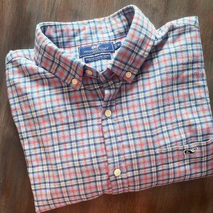 🐳 Vineyard Vines Slim Fit Flannel Tucker Shirt